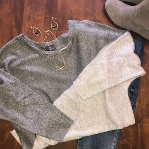 Market & Spruce Nina Asymmetrical Sweater Tunic